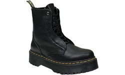 Dr Martens Sinclair Milled Smooth Leather Platform Black