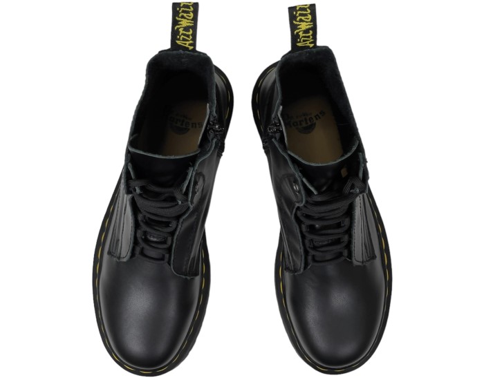Dr Martens Sinclair Milled Smooth Leather Platform Black