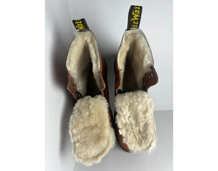 DR. MARTENS 1460 Brown Black С Мехом