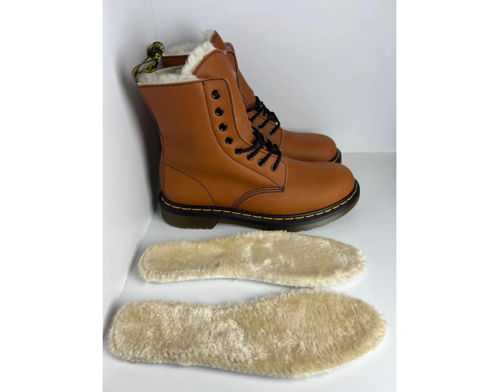 DR. MARTENS 1460 Brown Black С Мехом