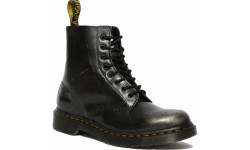 Dr Martens 1460 Pascal Metallic Silver Italian Brush Off