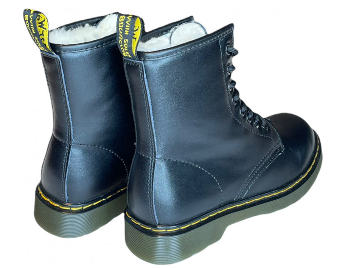 Dr.Martens 1460 Nappa Black с Мехом