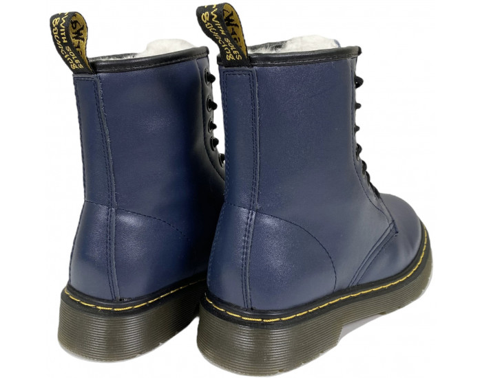 Dr Martens 1460 Smooth Blue с Мехом