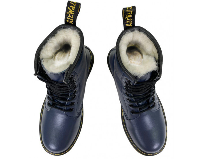 Dr Martens 1460 Smooth Blue с Мехом