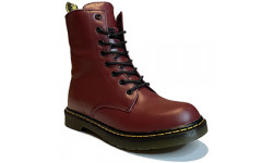 Dr Martens 1460 Smooth Cherry Red Narrow Fit с Мехом