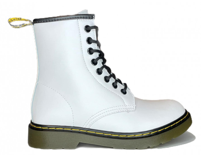 Dr Martens 1460 White Smooth с Мехом