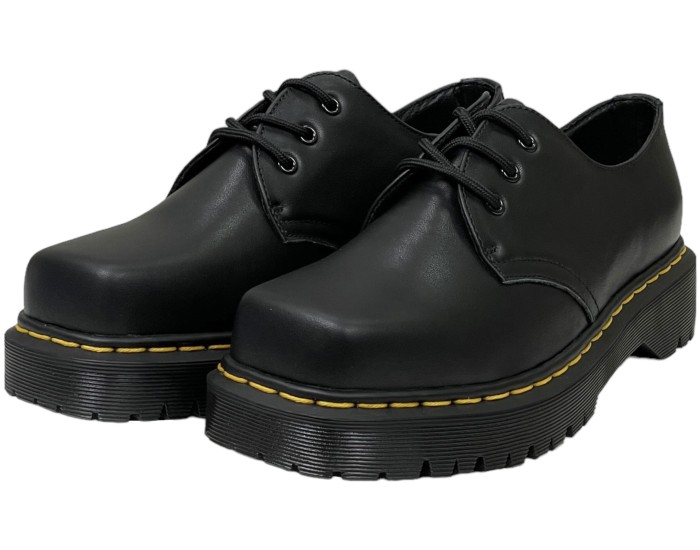 Dr Martens 1461 Bex Smooth Leather Square Oxford Black