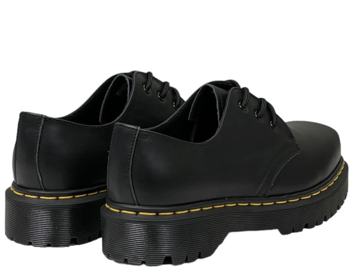 Dr Martens 1461 Bex Smooth Leather Square Oxford Black