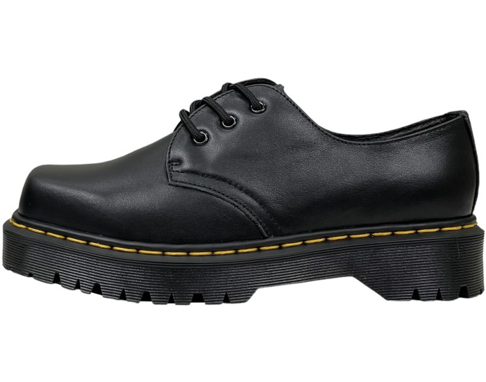 Dr Martens 1461 Bex Smooth Leather Square Oxford Black