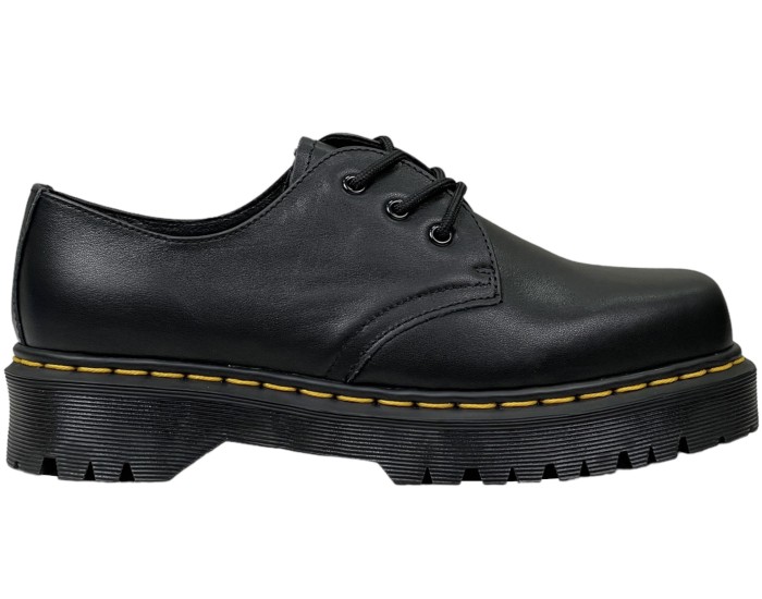 Dr Martens 1461 Bex Smooth Leather Square Oxford Black