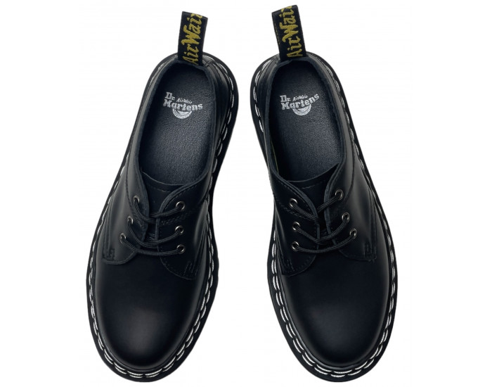 Dr Martens 1461 Flat Smooth Black