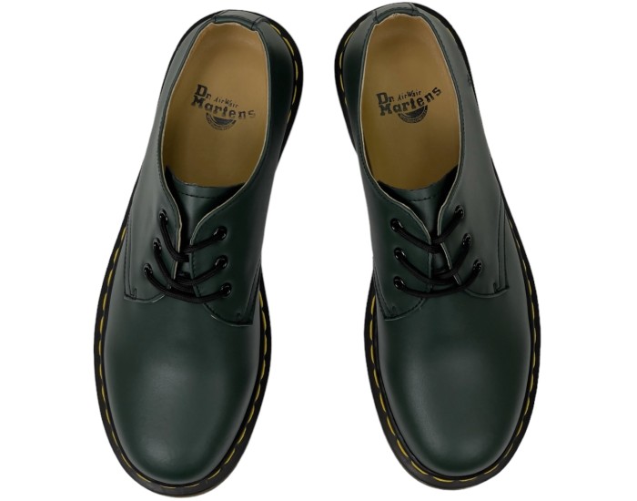 Dr Martens 1461 Rafale Retro Green