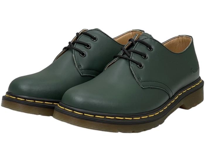 Dr Martens 1461 Rafale Retro Green