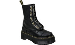 Dr Martens 1490 Sinclair Combs Leather Platform Black