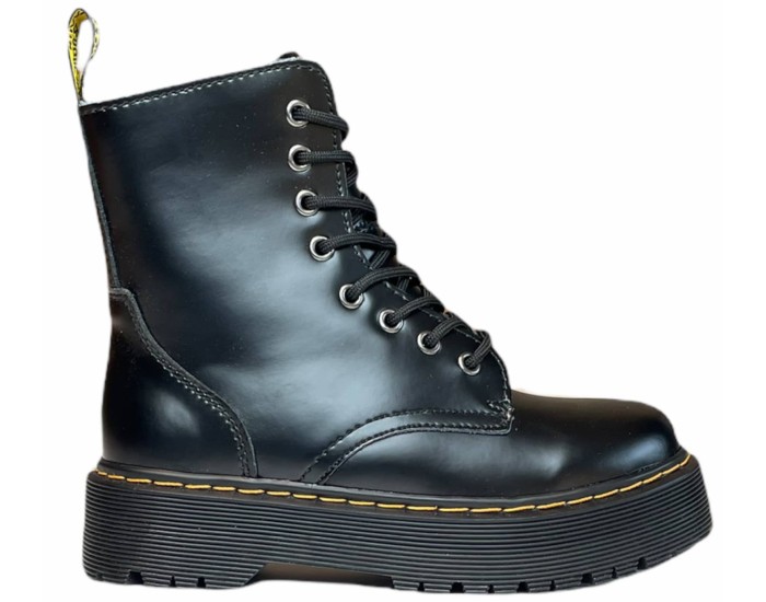 Dr Martens 1460 Jadon Black с Черным Мехом