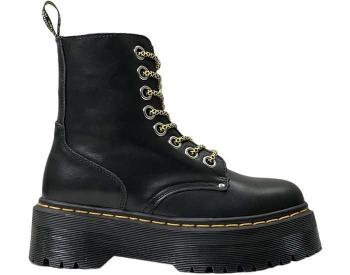 Dr Martens 1460 Vegan Jadon Round Toe Smooth Leather Black