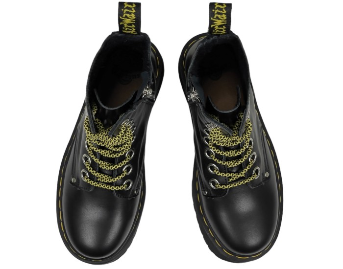 Dr Martens 1460 Vegan Jadon Round Toe Smooth Leather Black