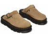 Dr.Martens Zebzag Suede Slingback Platform Mule Savannah Tan