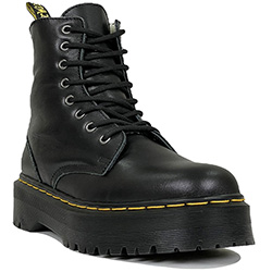 Dr Martens 1460 Jadon Black Chunky Heel с мехом