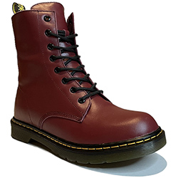 Dr Martens 1460 Smooth Cherry Red Narrow Fit с Мехом