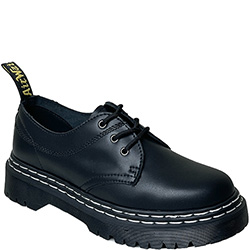Dr Martens 1461 Flat Smooth Black